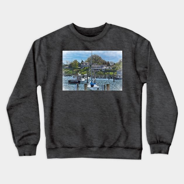 The Fishfinder Crewneck Sweatshirt by KirtTisdale